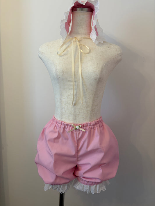 Pink & White EGL drawers + Matching Headdress Set