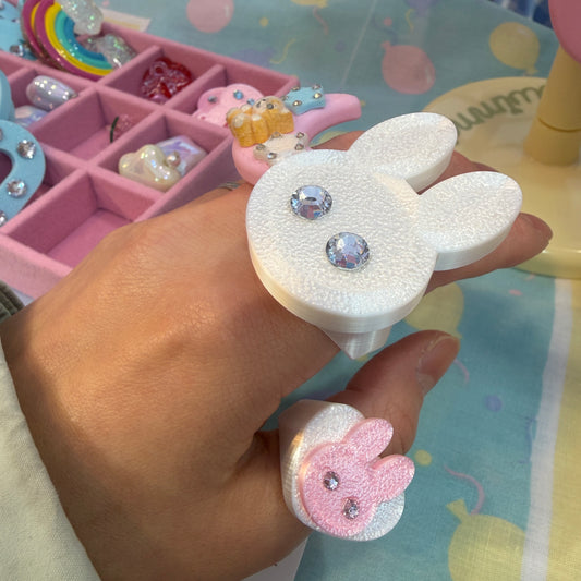 Rabbit Heart Ring