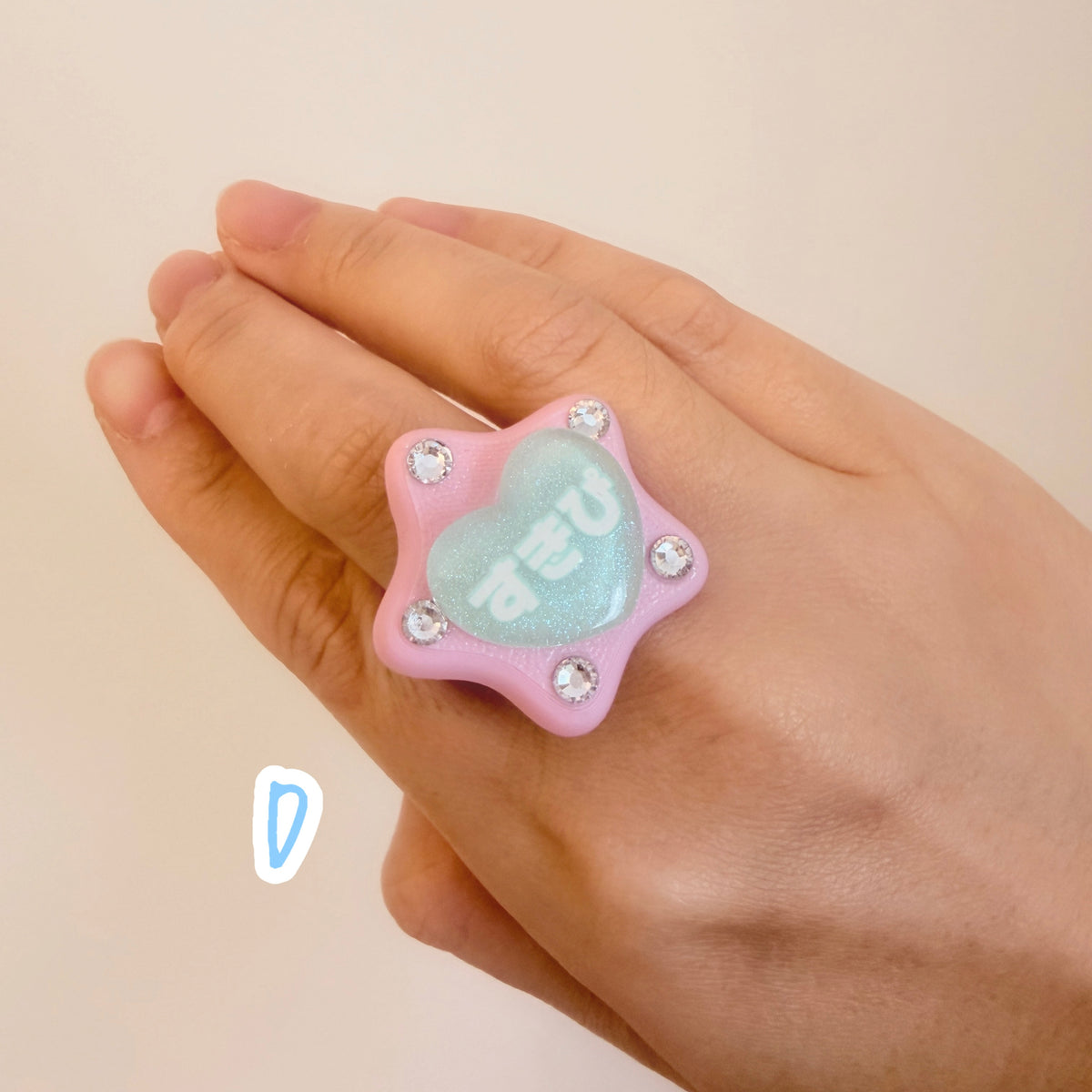 PINK推し活リング　OsikatsuRing