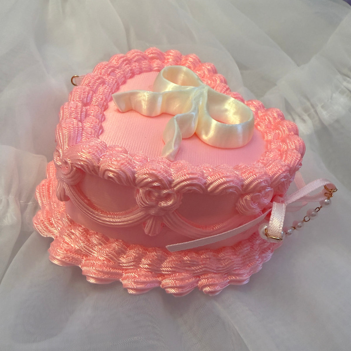 Pink base Cake Mini Hat