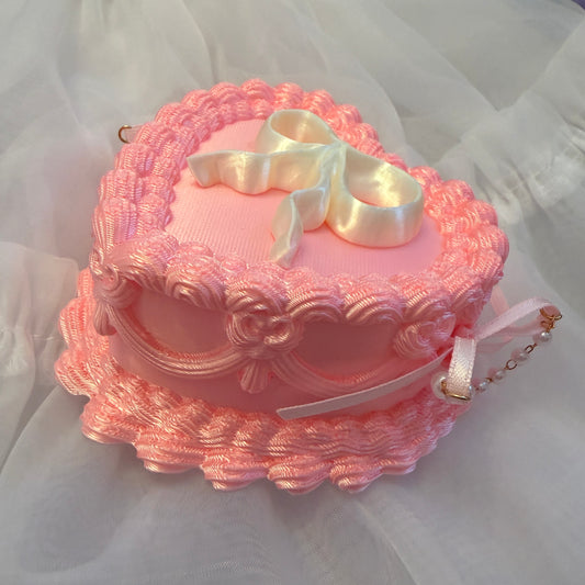 Pink base Cake Mini Hat