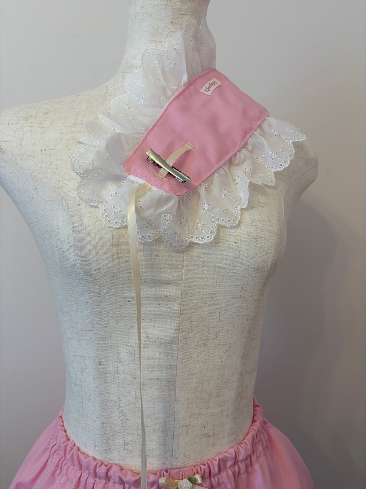 Pink & White EGL drawers + Matching Headdress Set