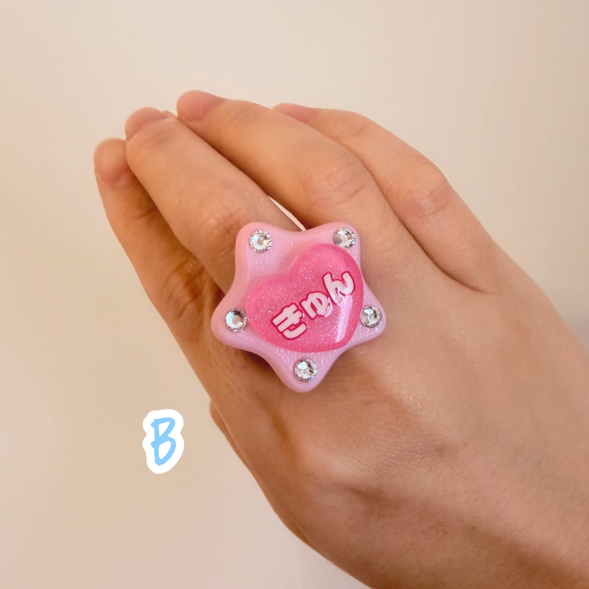 PINK推し活リング　OsikatsuRing
