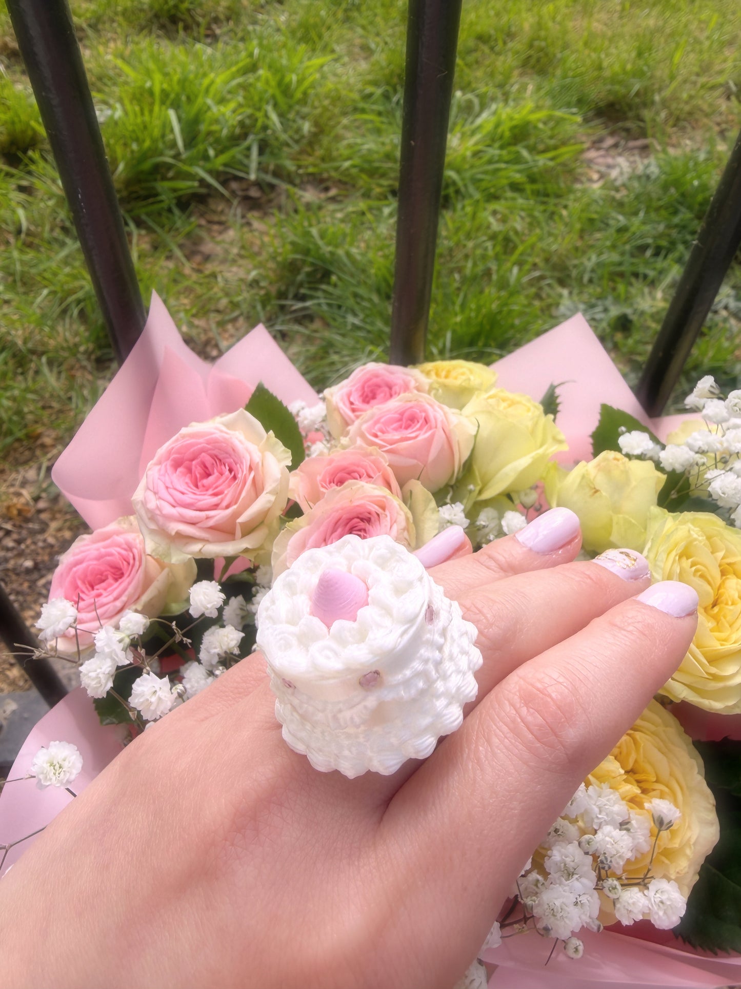 Lace Cake Ring🎀🍰