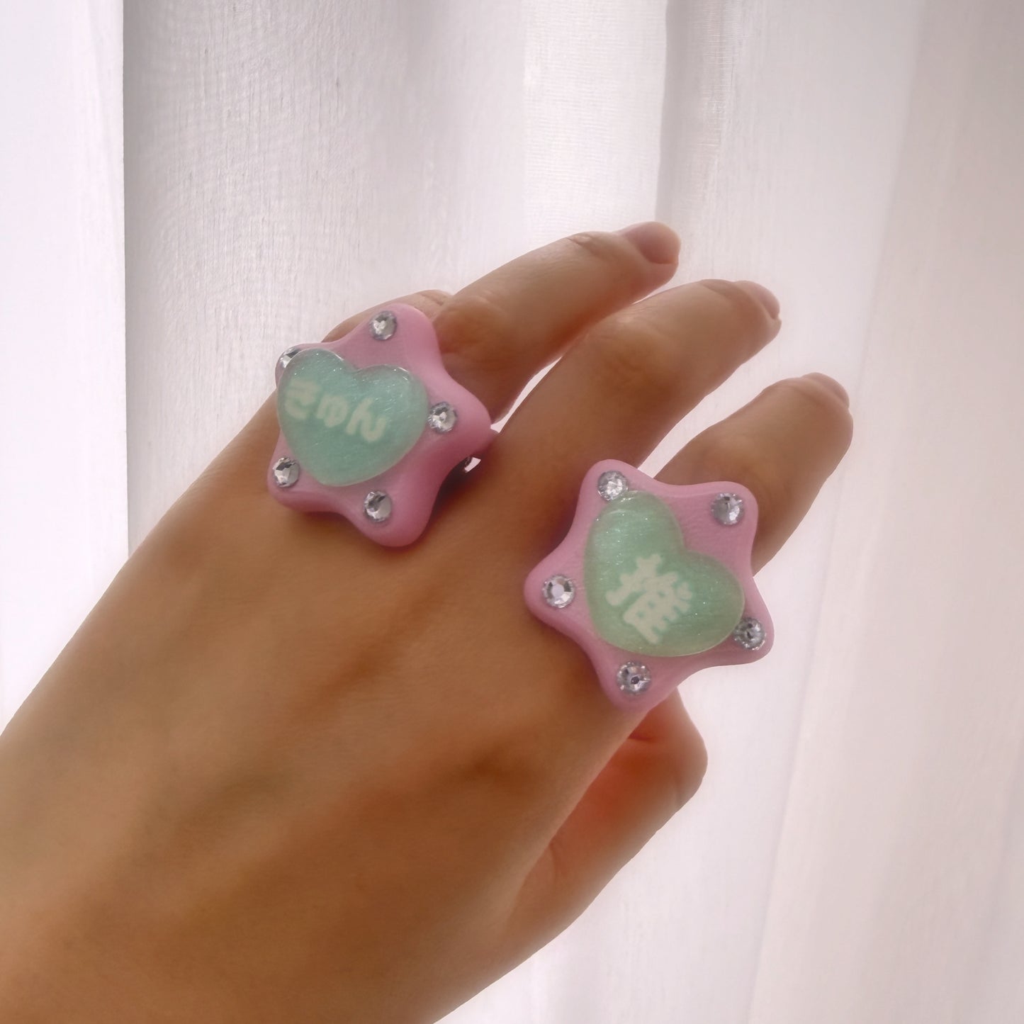BLUE×PINK推し活リング　OsikatsuRing