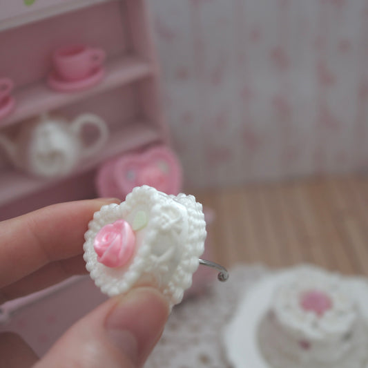 Heart Rose cake