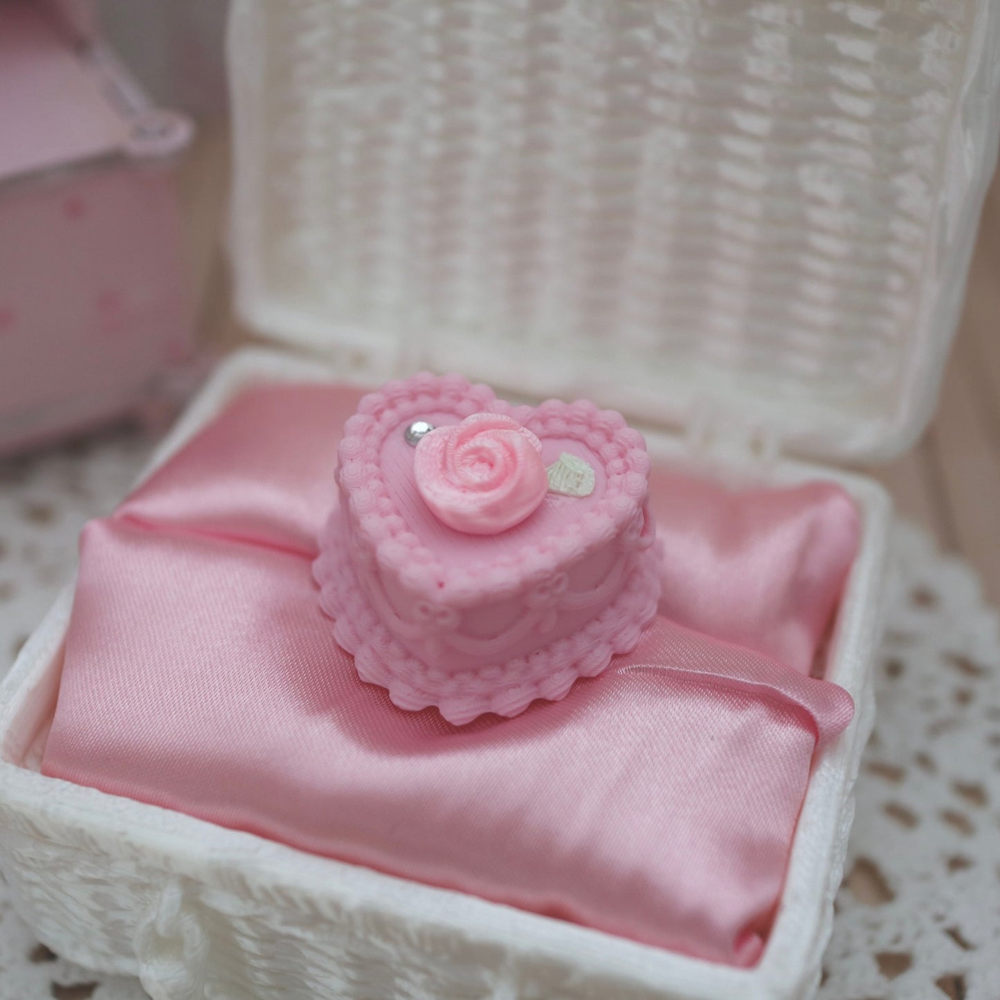 Heart Rose cake