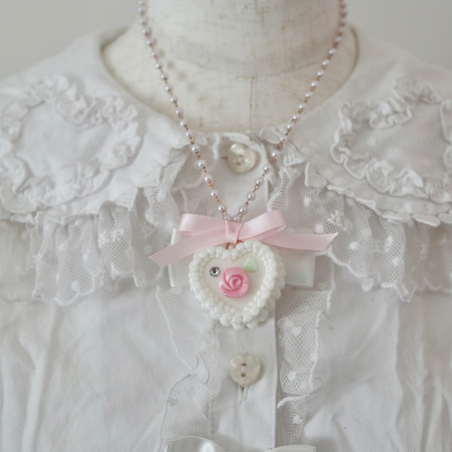 Heart Cake Necklace