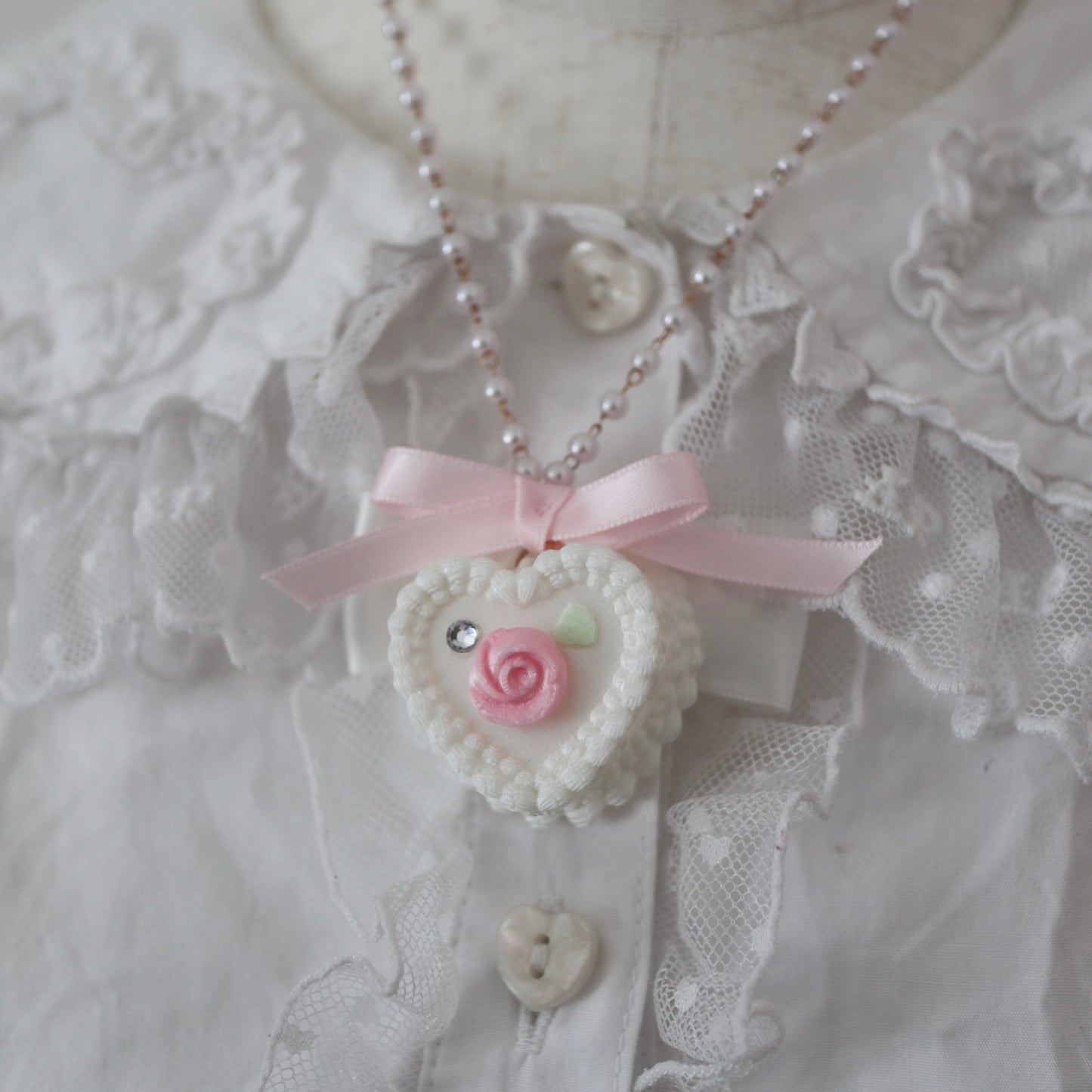 Heart Cake Necklace