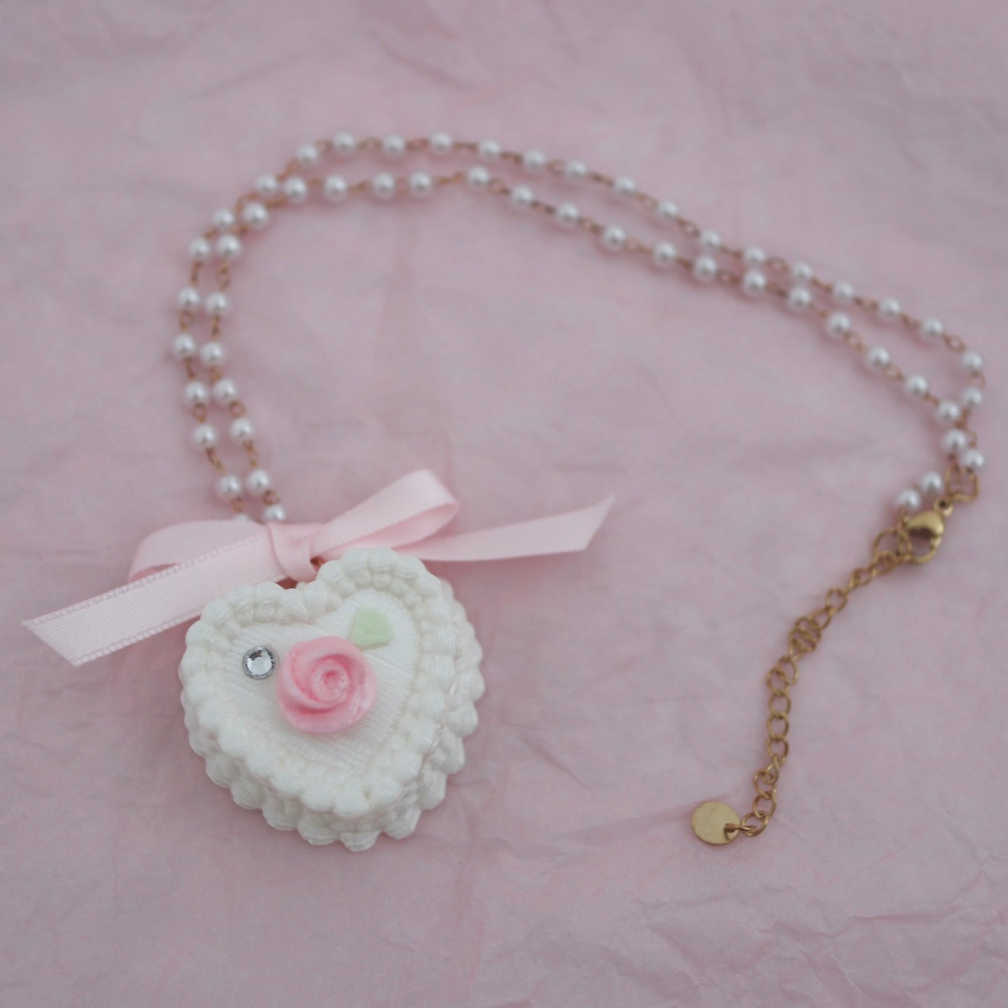 Heart Cake Necklace