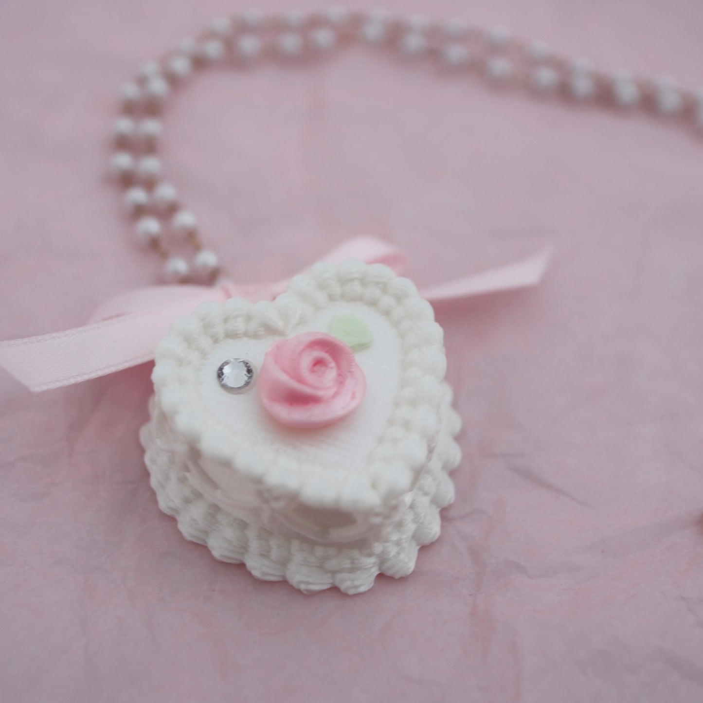 Heart Cake Necklace