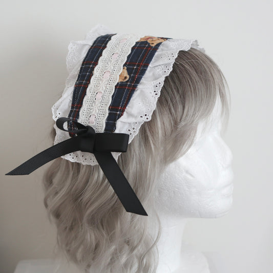 ginghamBear head dress